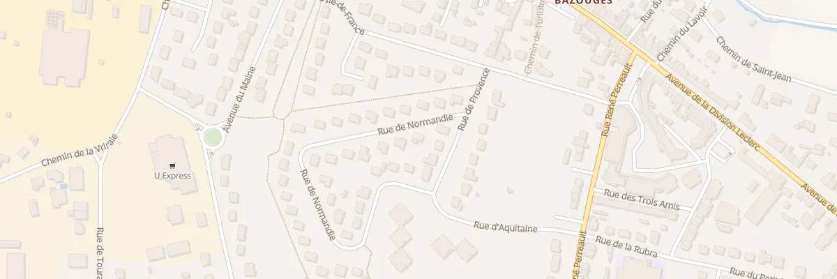 Plan du 3 Rue de Normandie à Château-Gontier-sur-Mayenne
