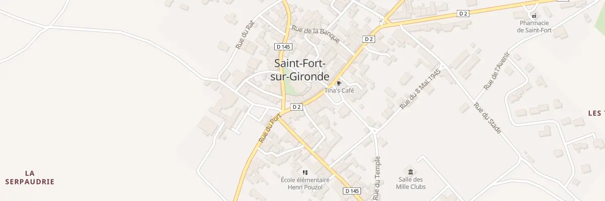 Plan du 7 Rue du Commerce à Saint-Fort-sur-Gironde
