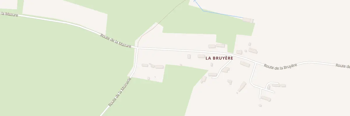Plan du 2 Rte de la Bruyere Montchauvet à Souleuvre en Bocage