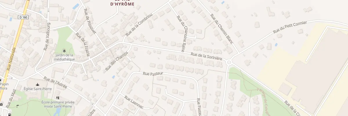 Plan du 16 Rue de la Sorinière à Chemillé-en-Anjou