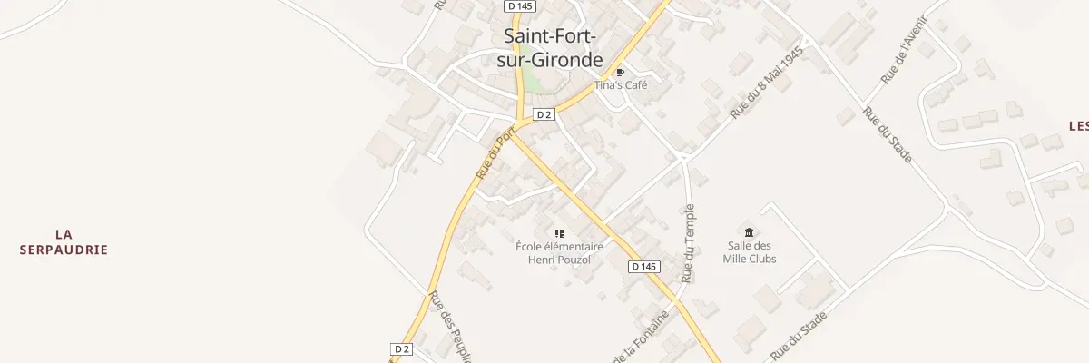 Plan du 2 Imp des Fauvettes à Saint-Fort-sur-Gironde