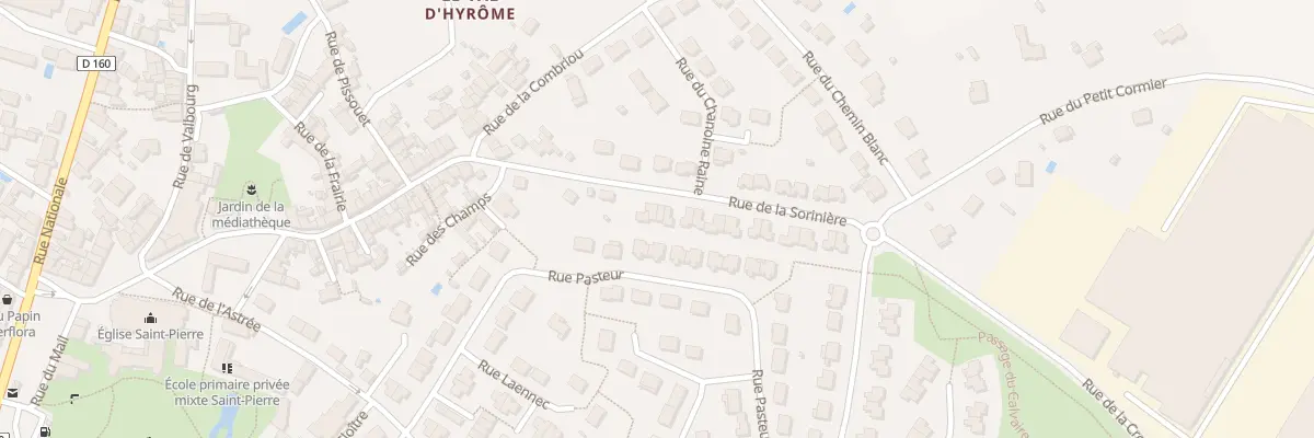 Plan du 14 Rue de la Sorinière à Chemillé-en-Anjou