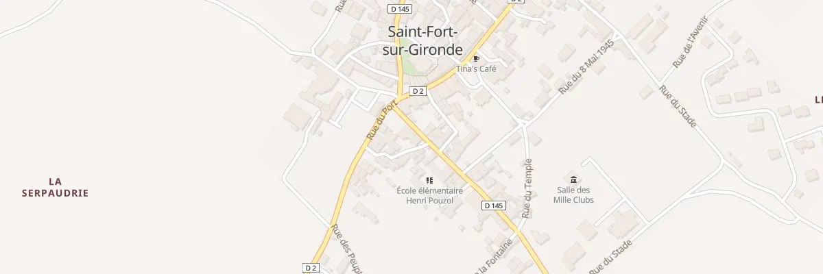 Plan du 6 Rue des Ecoles à Saint-Fort-sur-Gironde