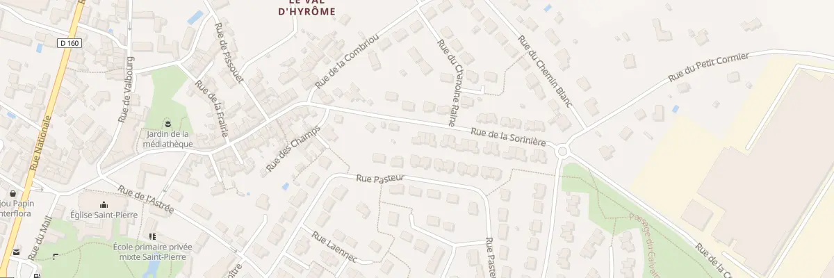 Plan du 12 Rue de la Sorinière à Chemillé-en-Anjou