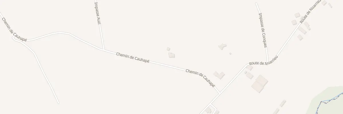 Plan du 196 Che de Cauhape à Castétis