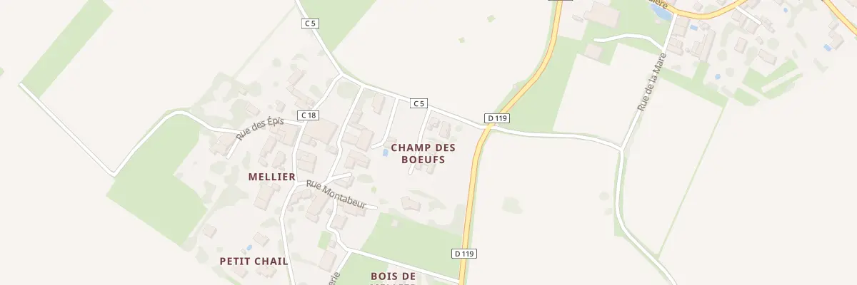 Plan du 14 Rue de Mellier à Plassay