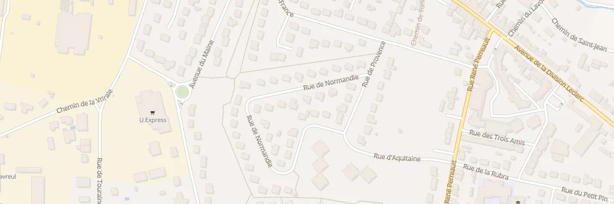 Plan du 7 Rue de Normandie à Château-Gontier-sur-Mayenne