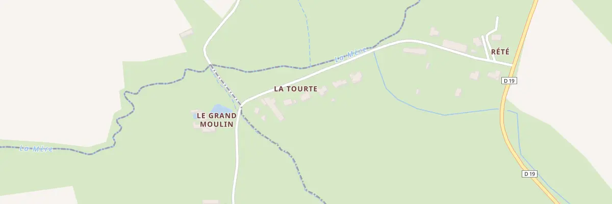 Plan du 8 La Tourte à Loge-Fougereuse