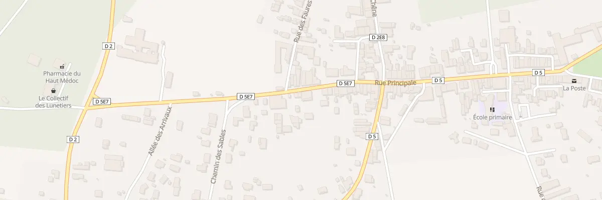 Plan du 94 Rue Principale à Lamarque