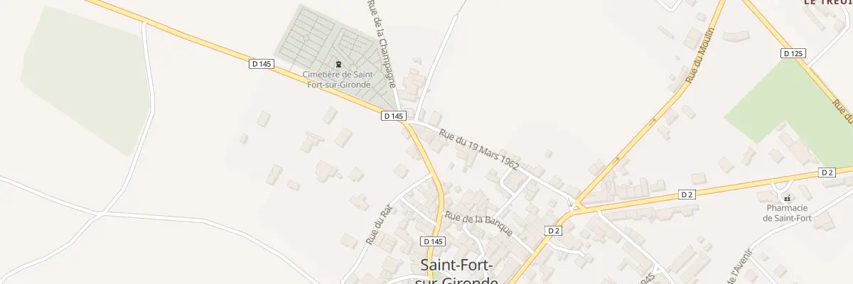 Plan du 32 Rue Maurice Chastang à Saint-Fort-sur-Gironde