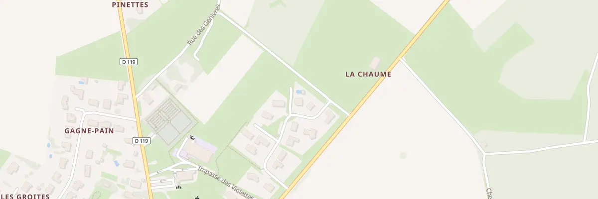 Plan du 11 Rue des Hortensias à Plassay
