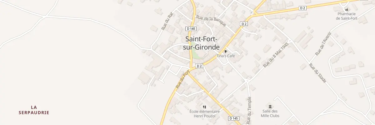 Plan du 1 Rue Maurice Chastang à Saint-Fort-sur-Gironde