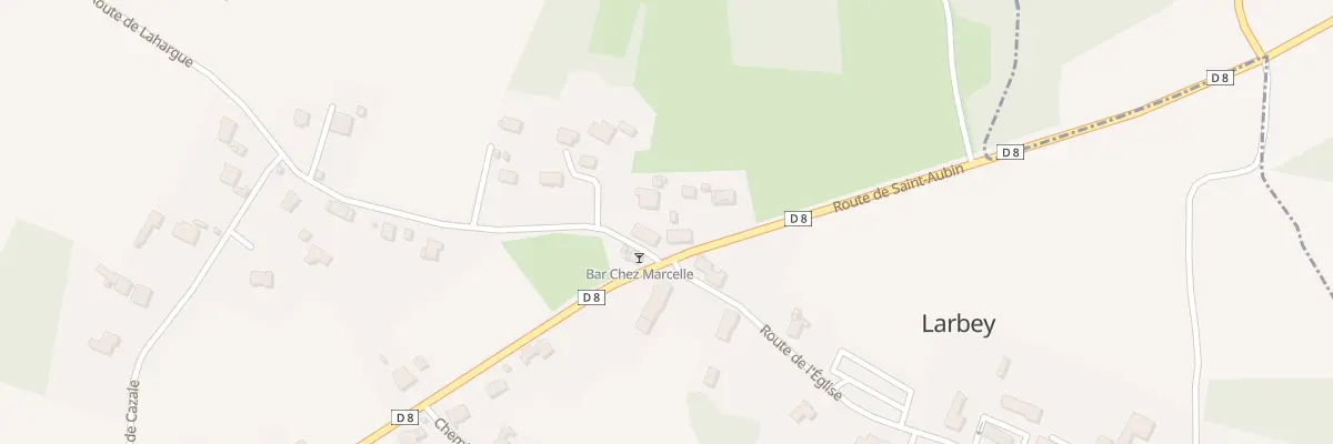 Plan du 48 Rte de Lahargue à Larbey