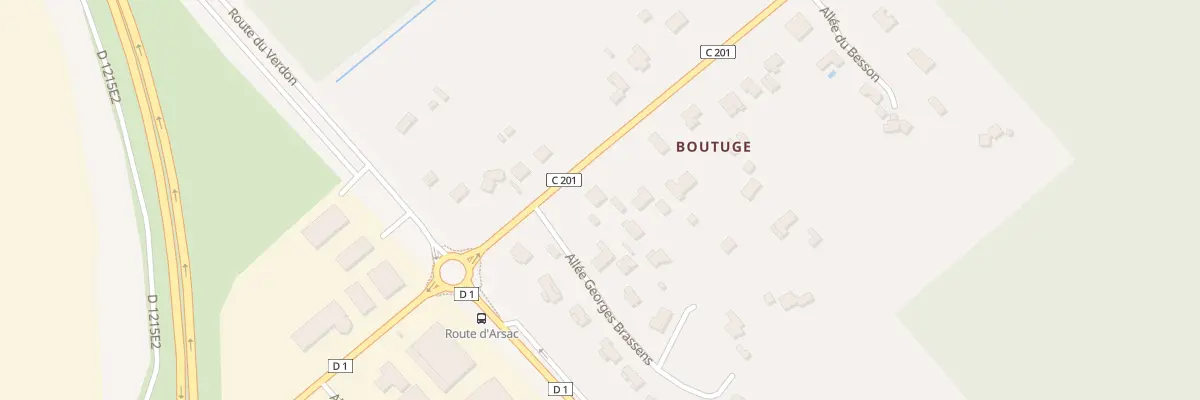 Plan du 2805 All du Comte à Arsac