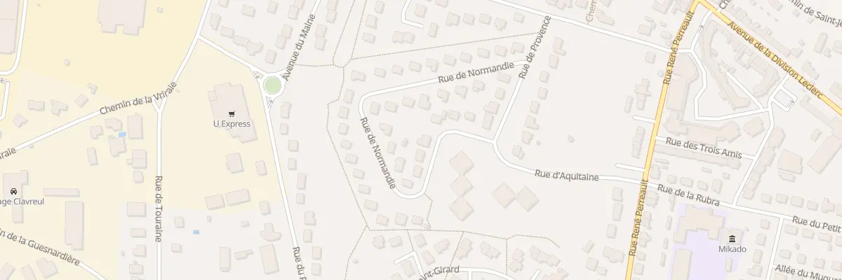 Plan du 29 Rue de Normandie à Château-Gontier-sur-Mayenne