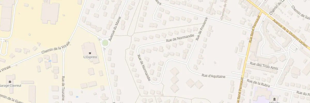Plan du 11 Rue de Normandie à Château-Gontier-sur-Mayenne