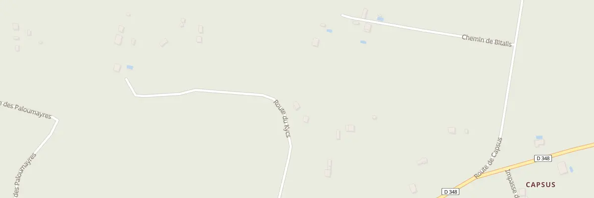 Plan du 605 Rte du Kycs à Moustey