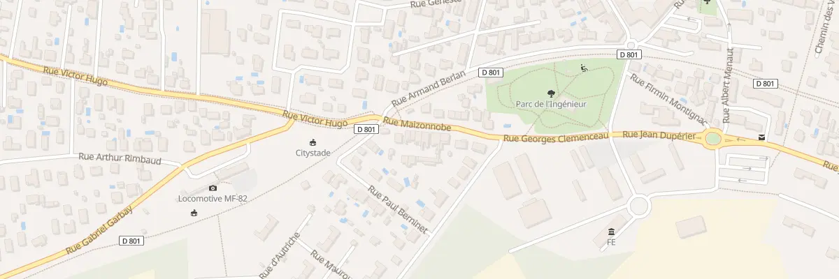 Plan du 12 Rue Maizonnobe à Saint-Médard-en-Jalles