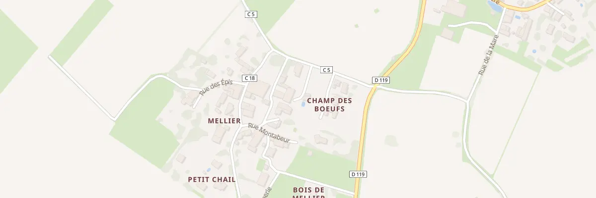 Plan du 10 Rue de Mellier à Plassay