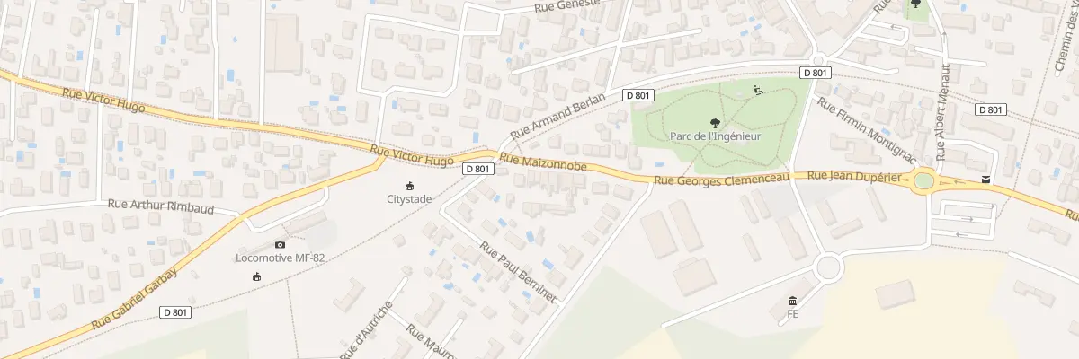 Plan du 14 Rue Maizonnobe à Saint-Médard-en-Jalles