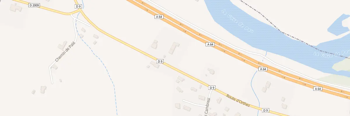 Plan du 22 Rte d’Orthez à Sarpourenx