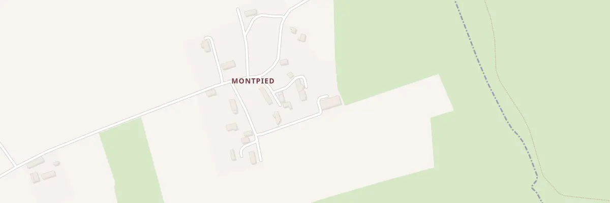 Plan du 20B Montpied - Jurques à Dialan sur Chaîne