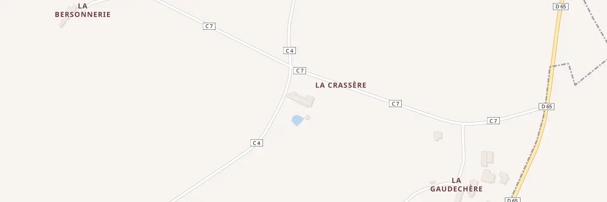 Plan du 5390 La Crasserie à Vezins