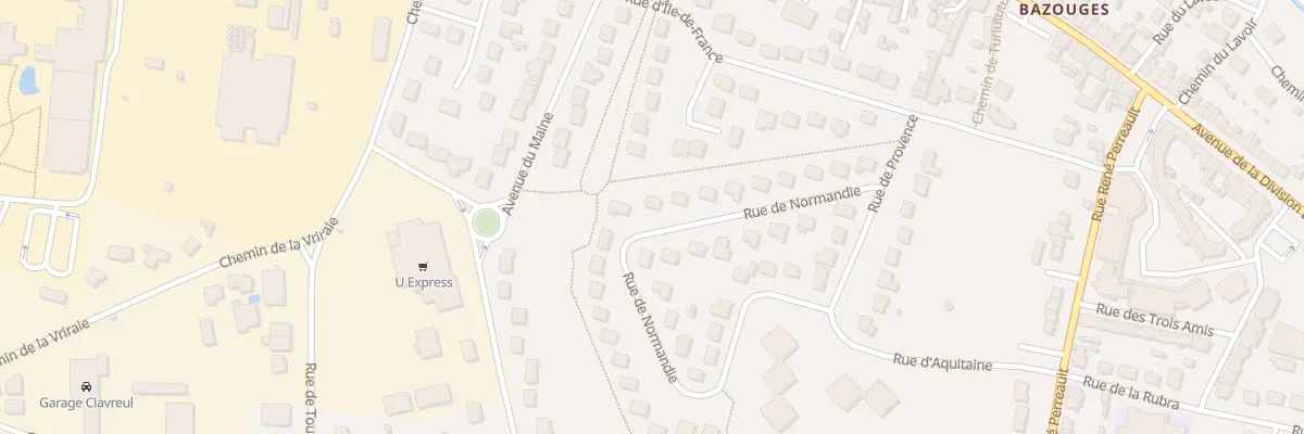 Plan du 18 Rue de Normandie à Château-Gontier-sur-Mayenne