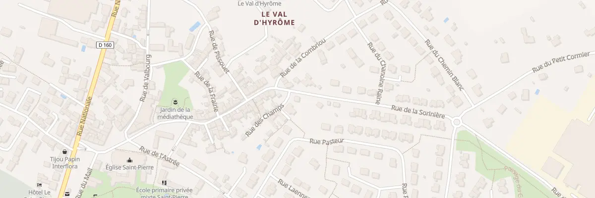 Plan du 2 Rue de la Sorinière à Chemillé-en-Anjou