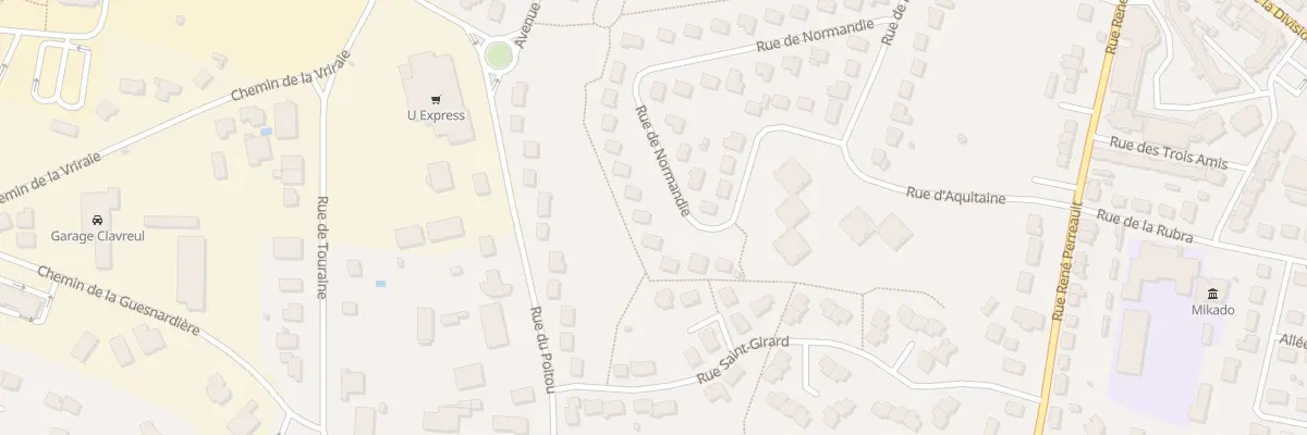 Plan du 34 Rue de Normandie à Château-Gontier-sur-Mayenne