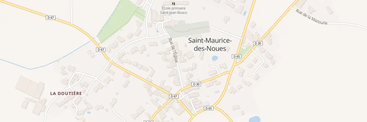 Plan du 14 Rue de l’église à Saint-Maurice-des-Noues
