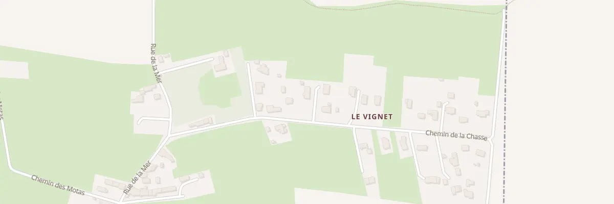 Plan du 7 Che de la Chasse à Commes