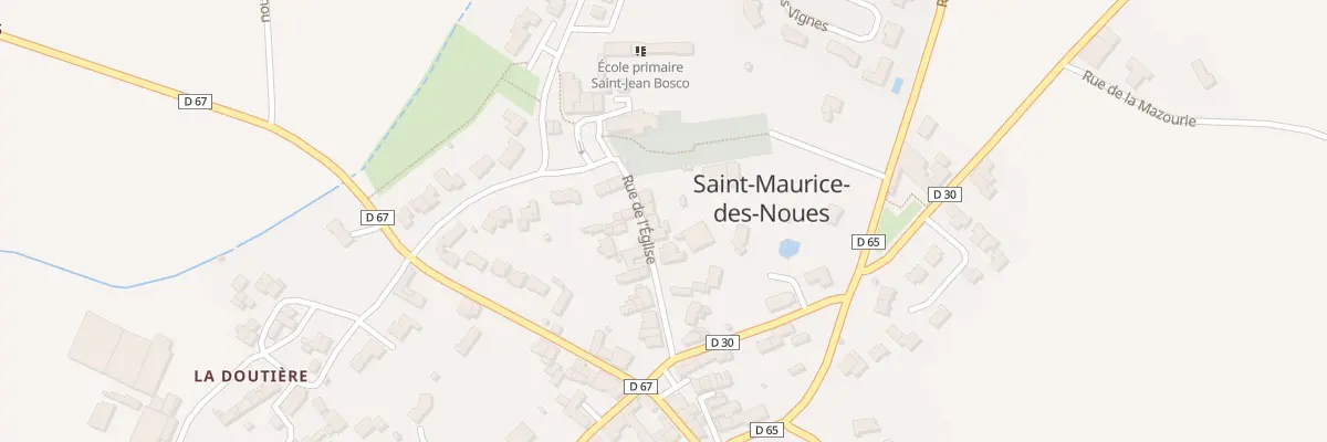 Plan du 20 Rue de l’église à Saint-Maurice-des-Noues