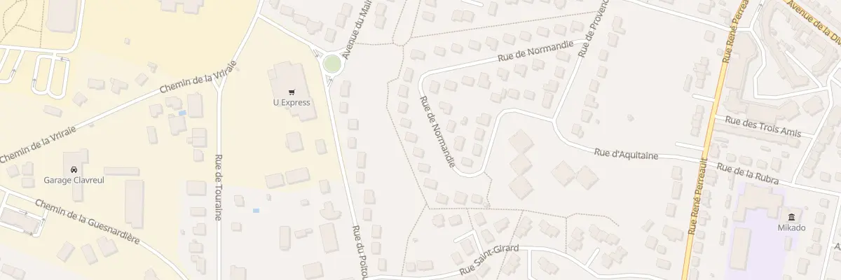 Plan du 30 Rue de Normandie à Château-Gontier-sur-Mayenne