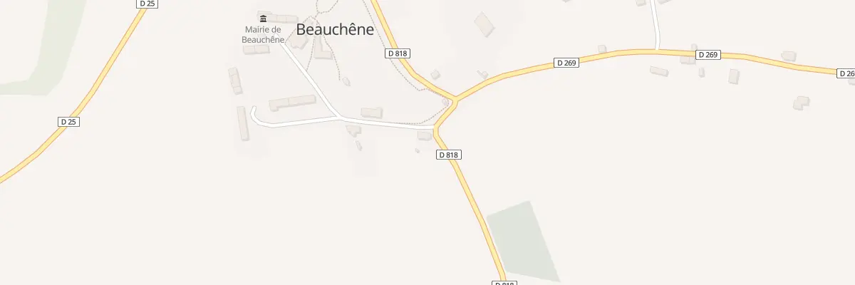 Plan du 1 Le Bourg Beauchêne à Tinchebray-Bocage