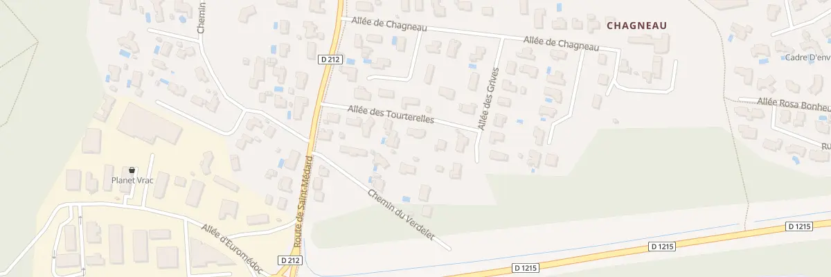 Plan du 13 All des Tourterelles à Saint-Aubin-de-Médoc