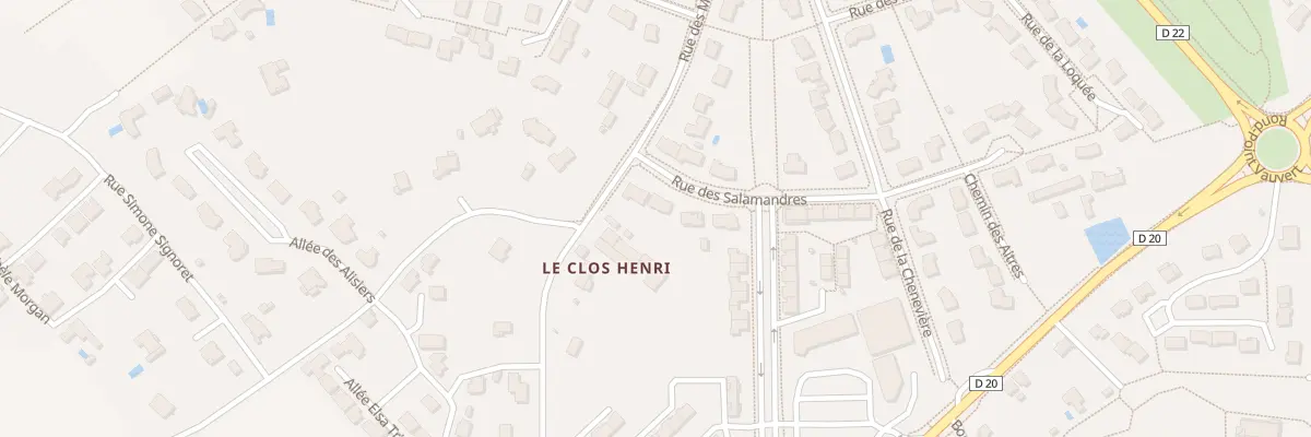 Plan du 4 Rue des Salamandres à Château-Gontier-sur-Mayenne