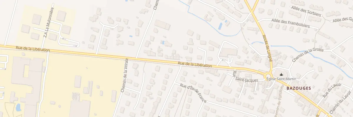 Plan du 22 Rue de la Libération à Château-Gontier-sur-Mayenne