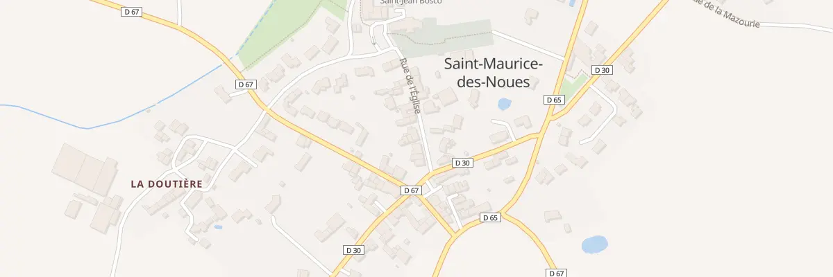 Plan du 11 Rue de l’église à Saint-Maurice-des-Noues
