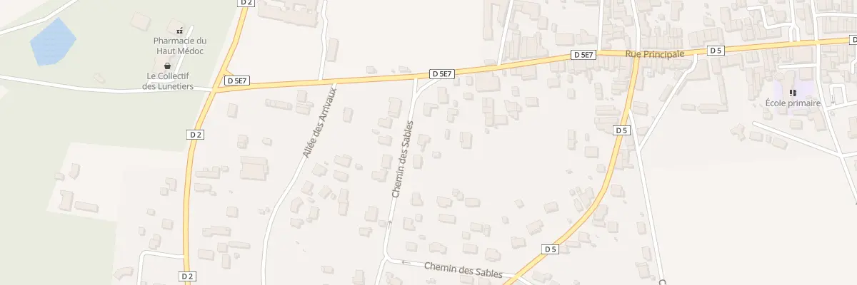 Plan du 8 Che des Sables à Lamarque