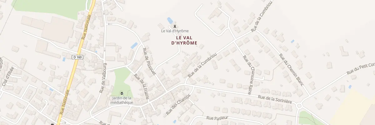 Plan du 13 Rue de la Combriou à Chemillé-en-Anjou
