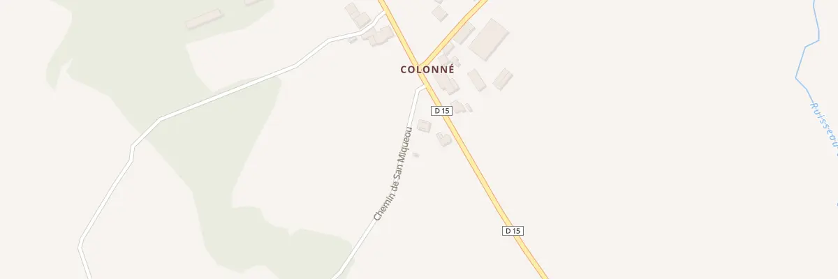 Plan du 39 Che de San Miqueou à Bonnegarde