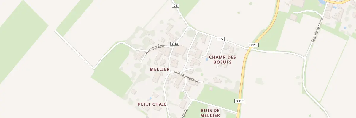 Plan du 2 Rue de Mellier à Plassay