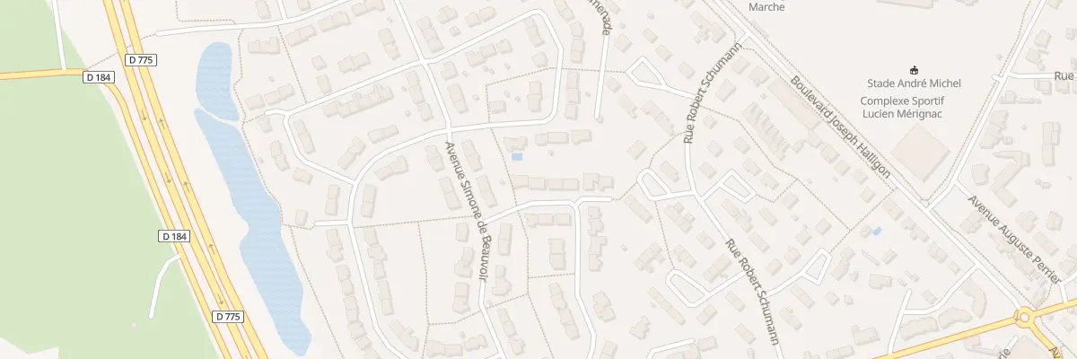 Plan du 3 Rue Simone Veil au Lion-d’Angers