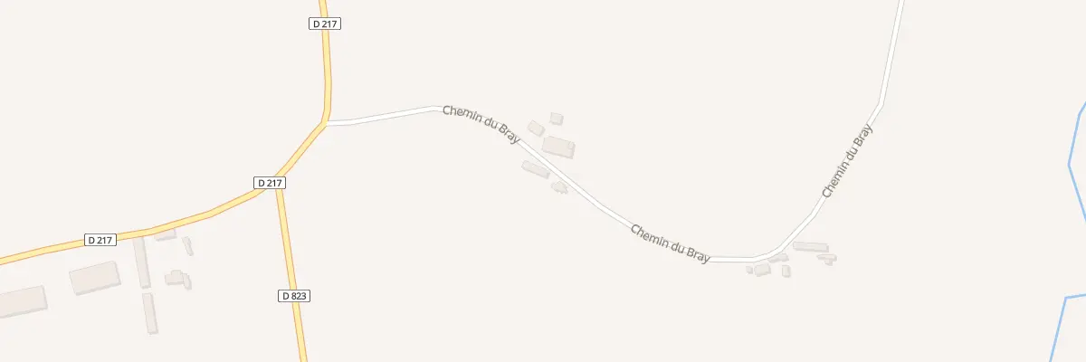 Plan du 206 Che du Bray à Domfront en Poiraie