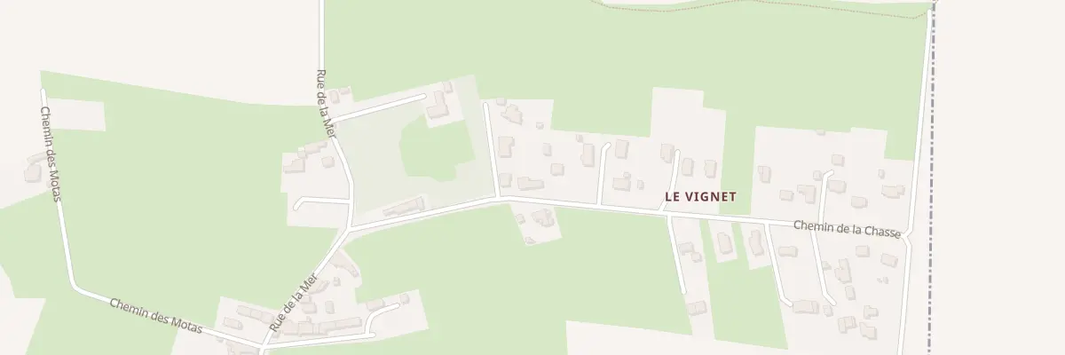 Plan du 3 Che de la Chasse à Commes