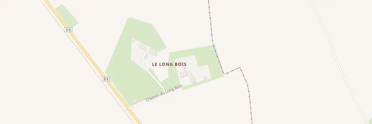 Plan du Long Bois à Sully