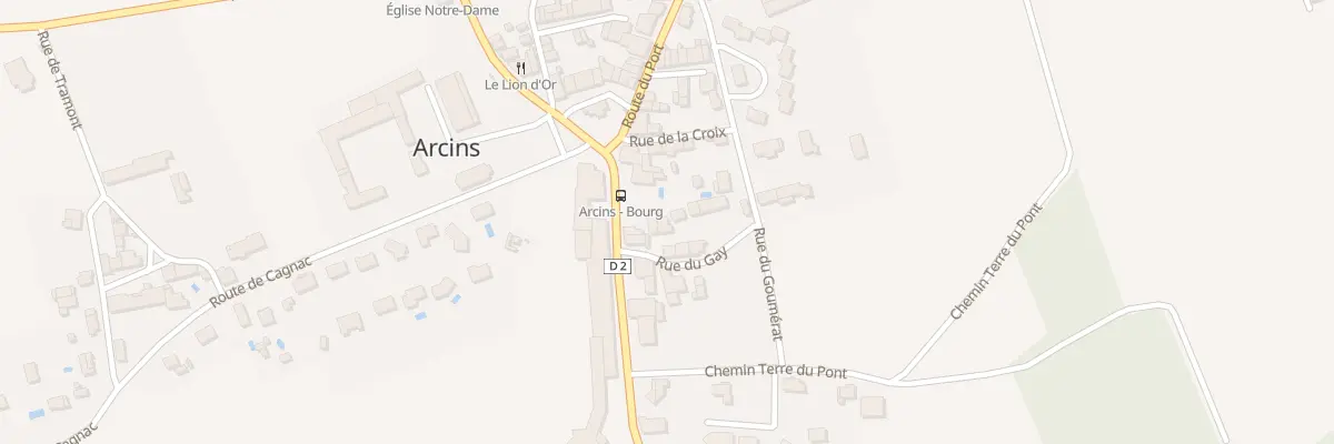 Plan du 6 Rue du Gay à Arcins