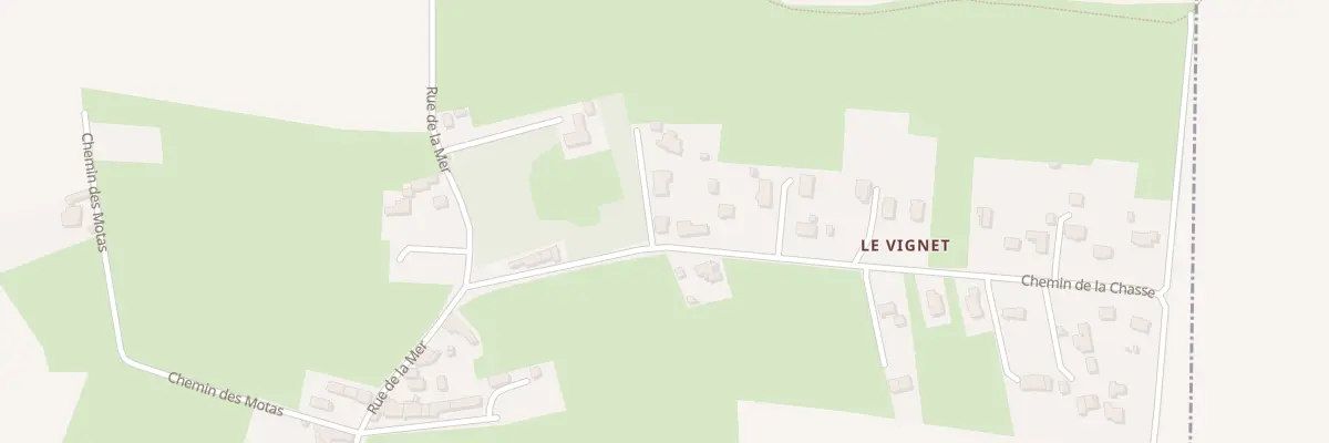 Plan du 2 Imp de la Chasse à Commes