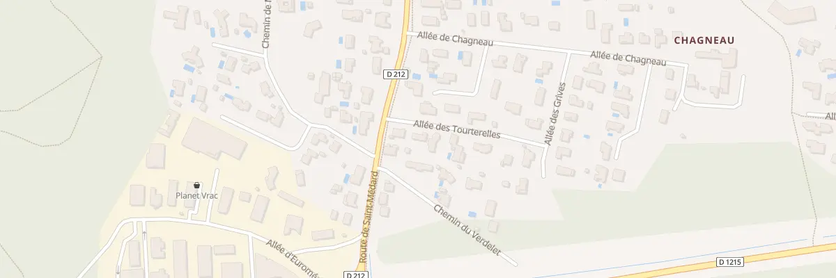 Plan du 3 All des Tourterelles à Saint-Aubin-de-Médoc